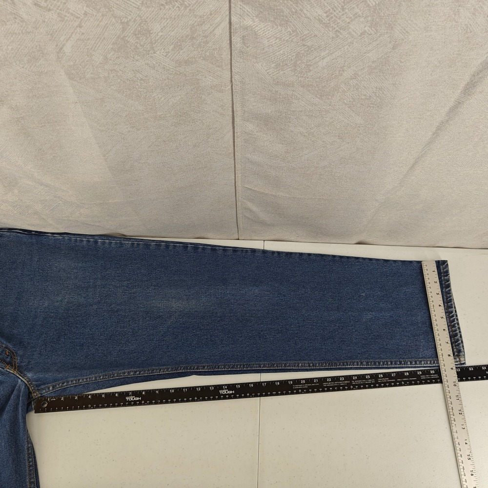 Levi 550 Jeans Mens 38x34 "36x32.5 Actual" Blue Relaxed Fit Tapered Leg Denim - Picture 9 of 11
